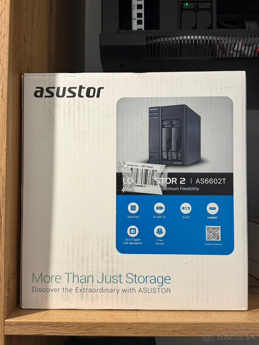 Sieťové úložisko NAS Asustor Lockerstor 2-AS6602T - 2