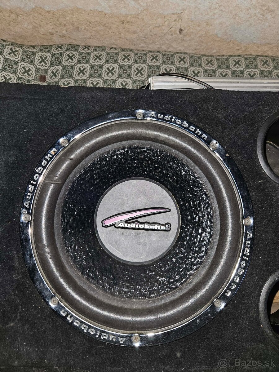 Predám autoaudio – subwoofery, zosilňovače + kapacitor - 2