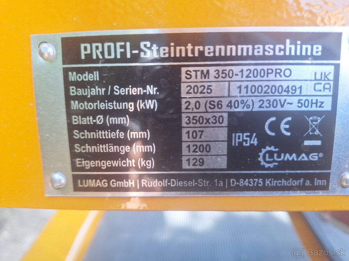 Rezacka Lumag STM 350 - 1200 PRO - 2