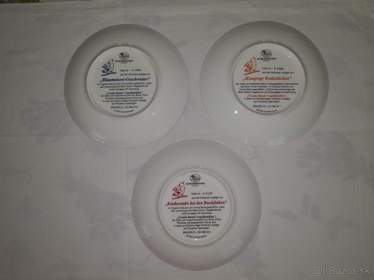 Taniere z limitovanej edície „Ursula Bands Vogelfamilien“ - 2