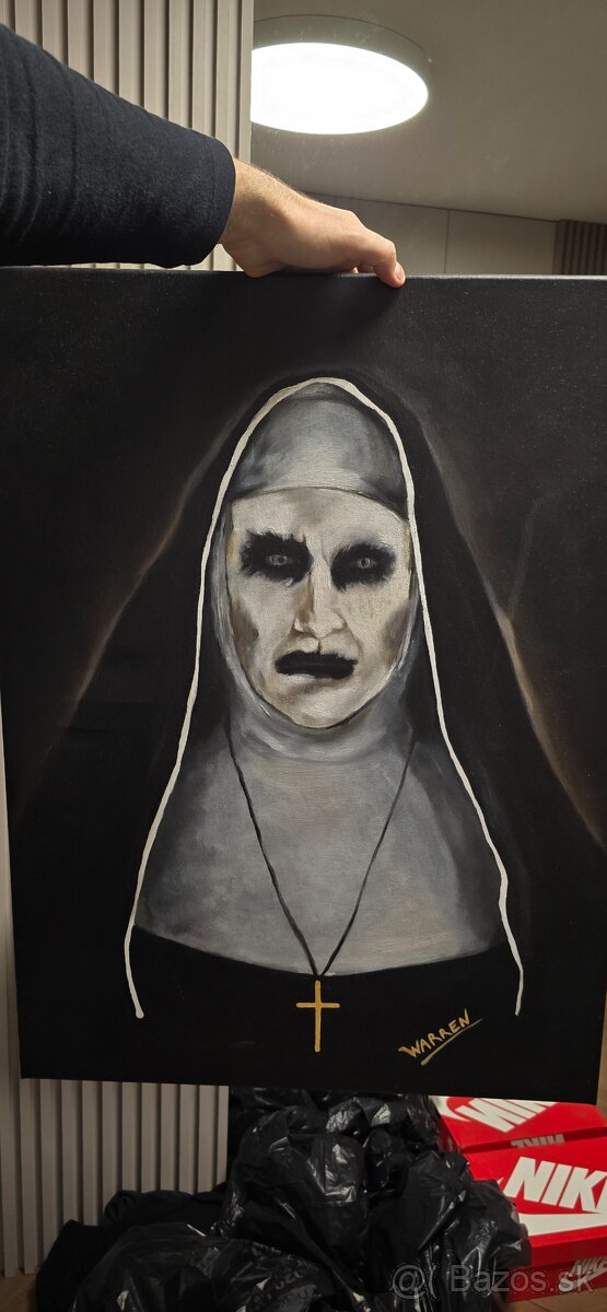 Predám obraz Valak-a (The Nun) z filmu Conjuring 2 - 2