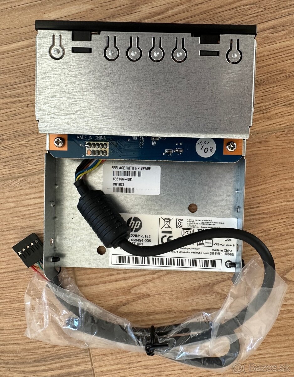 HP 636166-001 čítačka kariet USB 2.0 Interná - 2