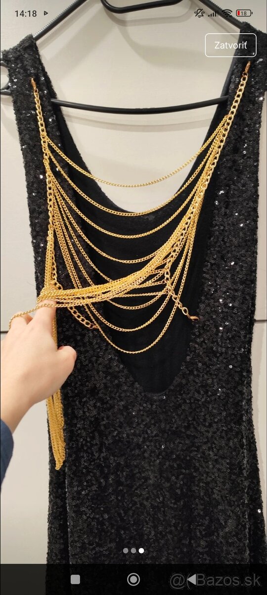 Krásne čierne šaty - 2