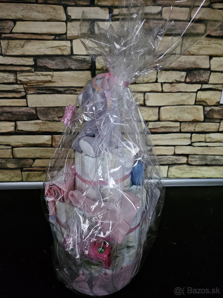 Predám handmade plienkovú tortu - 2