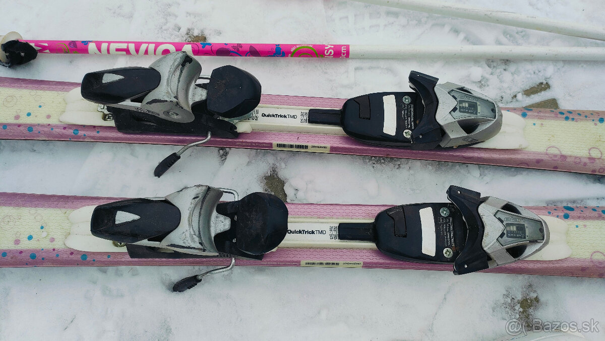 dievčenské lyže + lyžiarky - 2