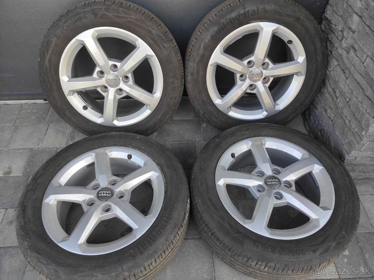 Letná sada 16" 5x112 Audi 205/55R16 - 2