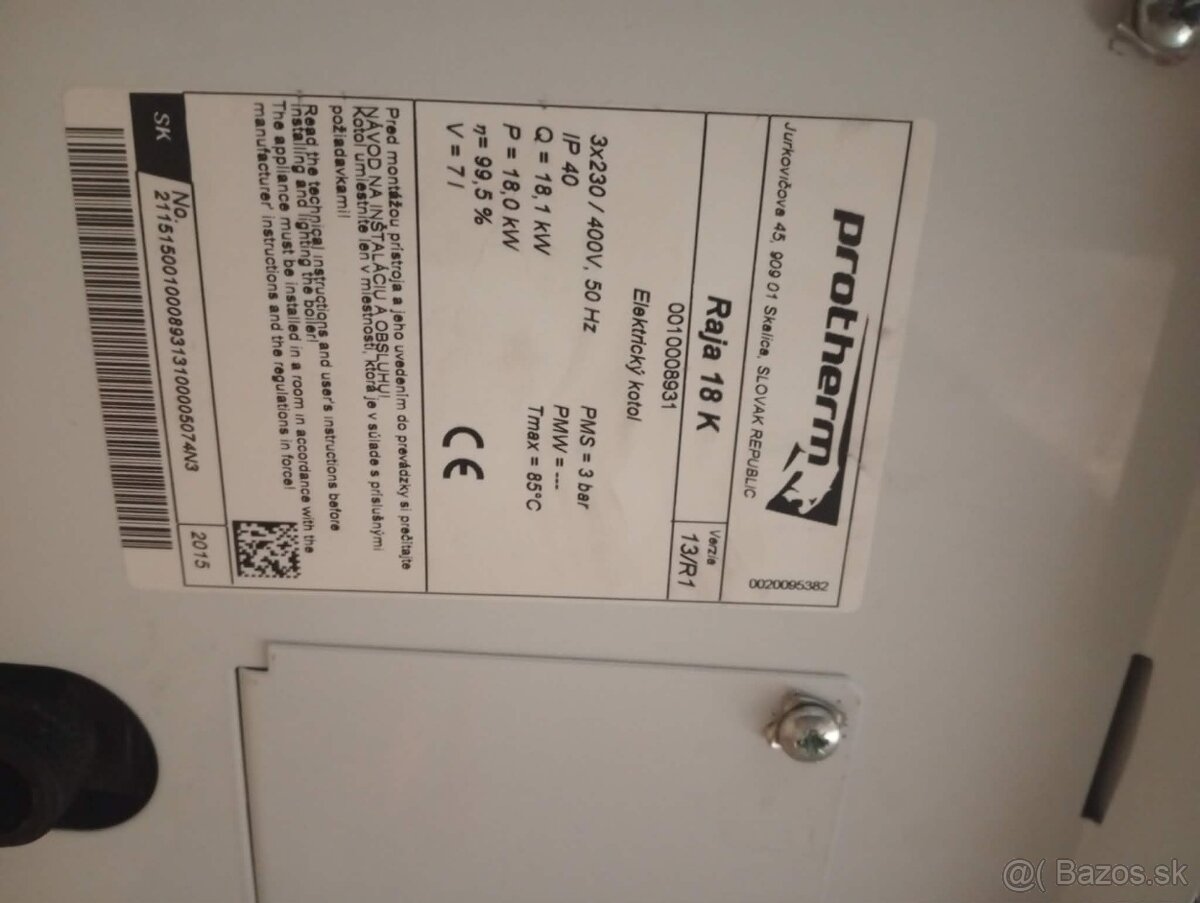 Dobrý deň predavam elektrický kotol - 2