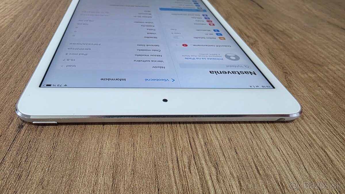 Ipad 4 mini v bielej farbe 128Gb - 2
