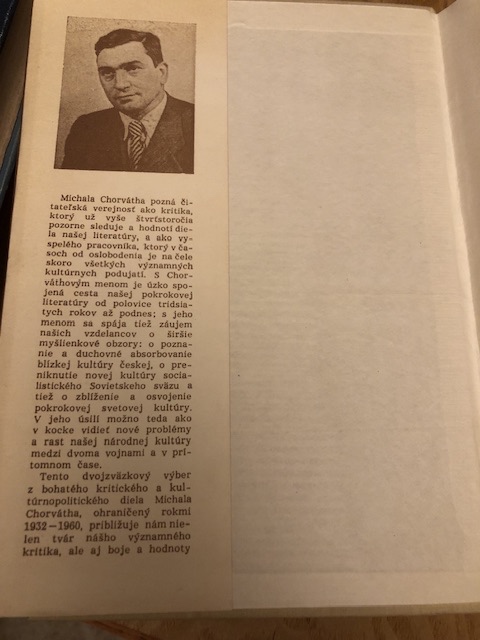Michal Chorváth - Cestami literatúry - 2