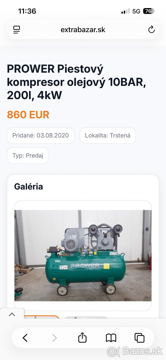 Kompresor prower 200l - 2