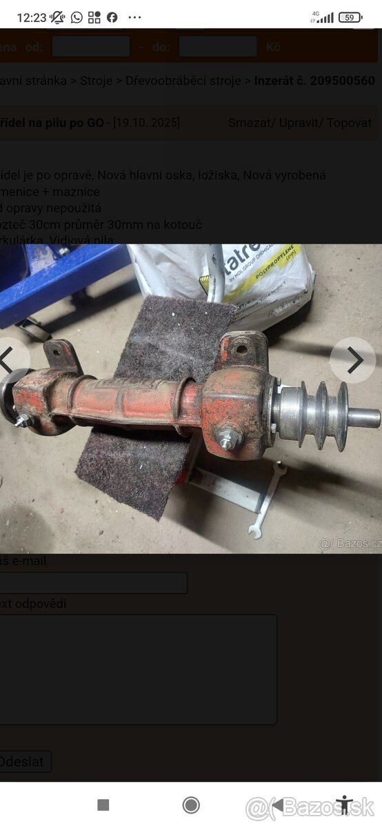 Hřídel na pilu po go - 2