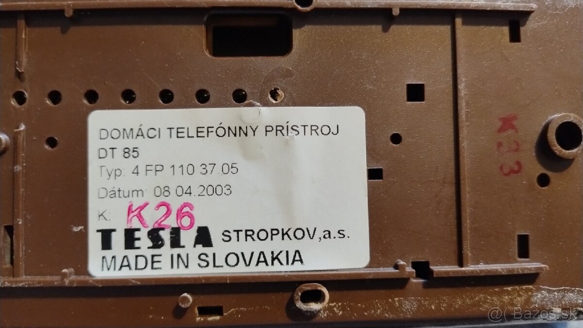 Domáci telefónny prístroj DT85 - 2