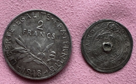 Mince strieborné - 2