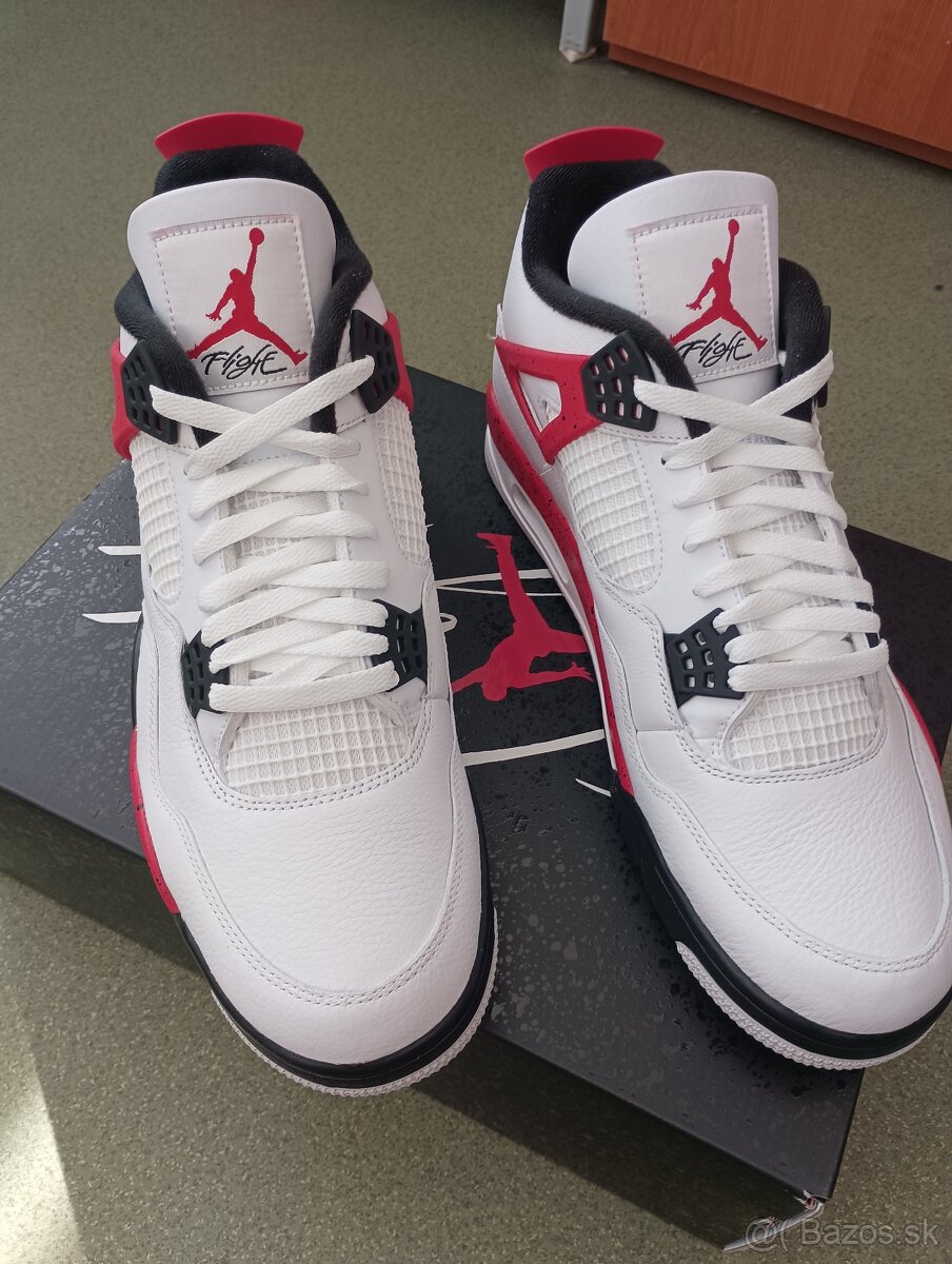 Jordan 4 retro red cement veľ. EU47 - 2