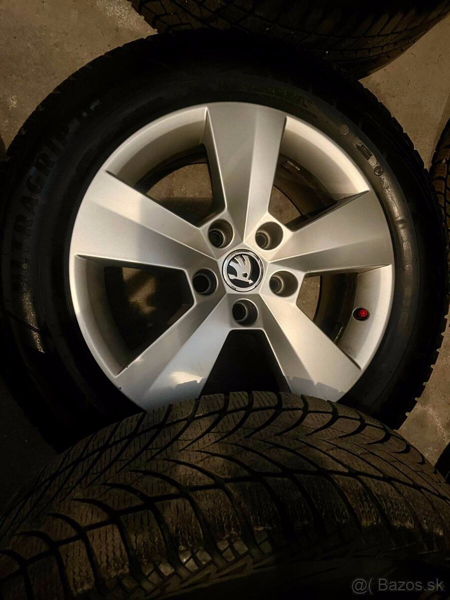 Škoda Nyota R16 6,5J x 16“ ET 41 ORIGINÁL 215/60 R16 5x112 - 2
