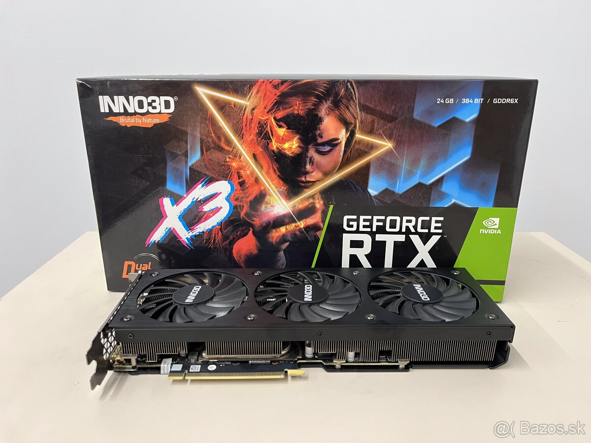 Predám grafickú kartu iCHILL by Inno3D GeForce RTX 3090 24GB - 2