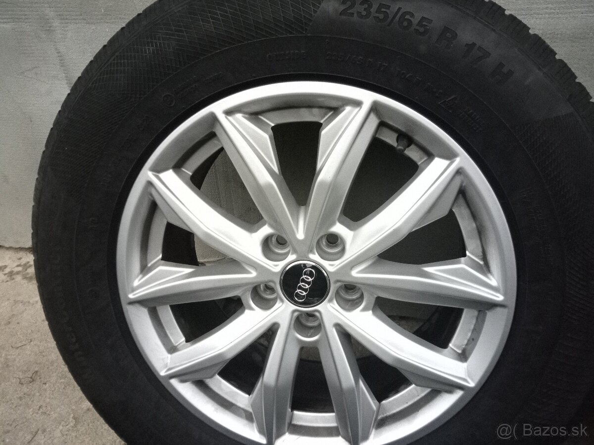 17"5x112 ET 34 Audi Q5...235/65/17 zimná sada - 2