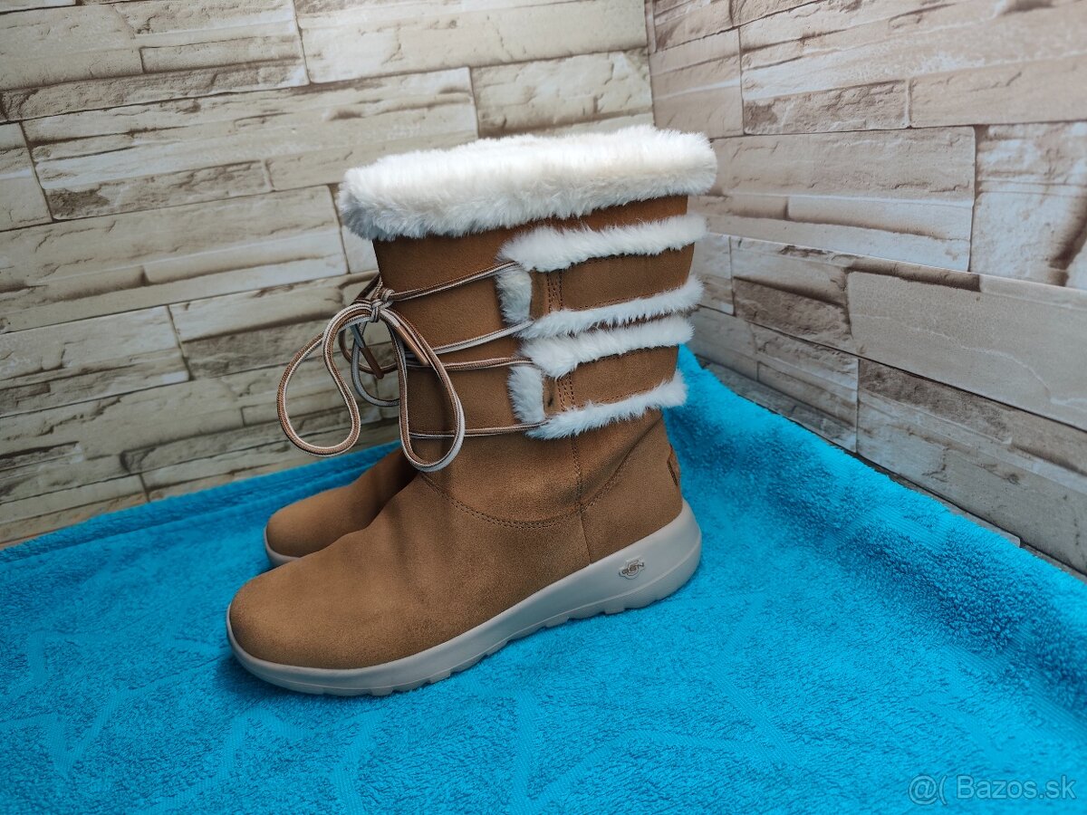 Skechers 38 - dámska kožená zimná obuv - 2
