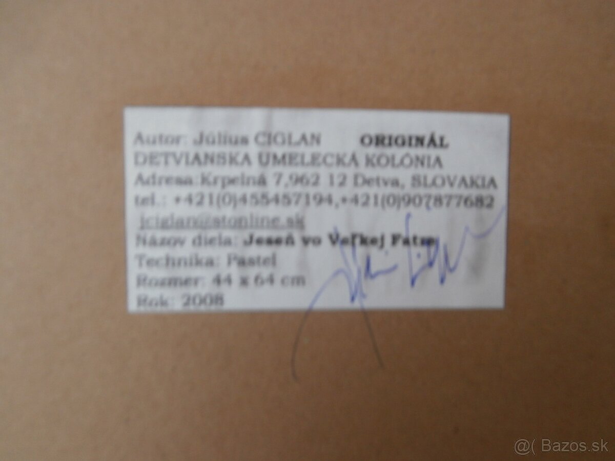 Obraz od Júliusa Ciglana - 2