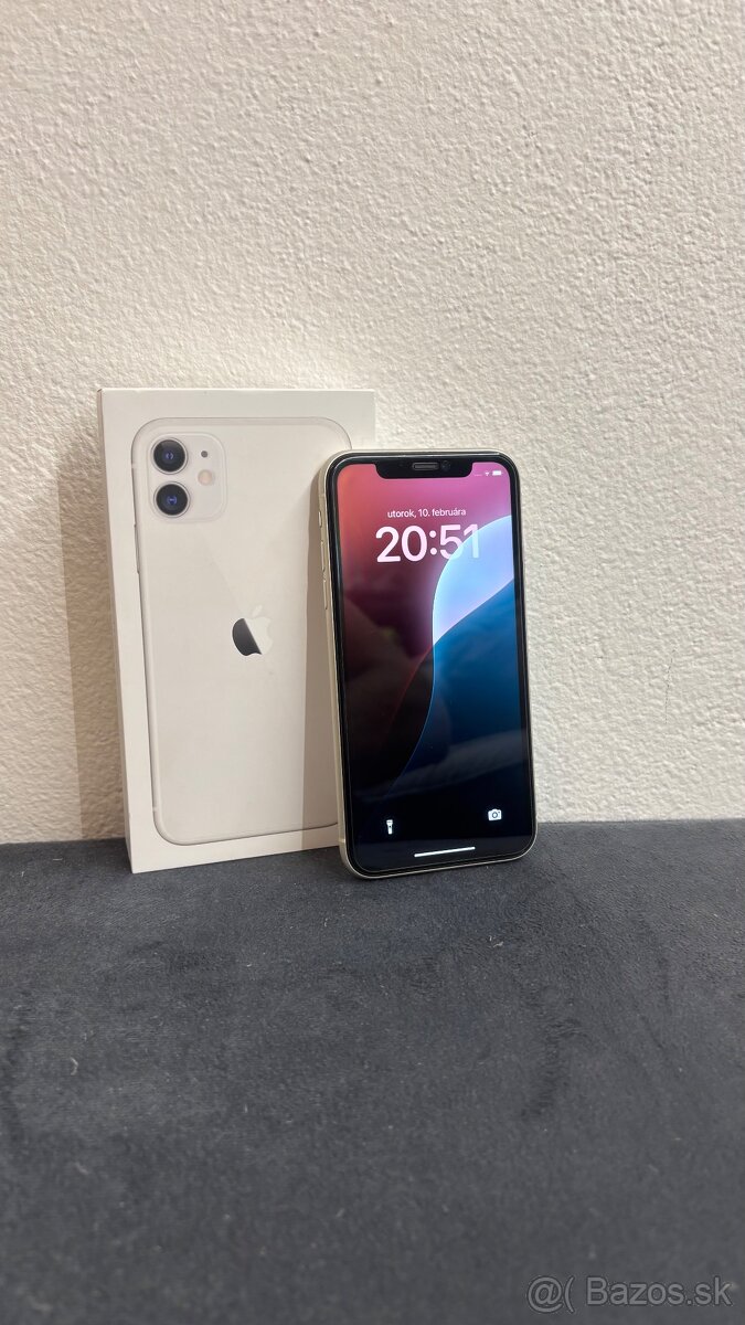 iPhone 11 - 128gb, biely + kryty - 2