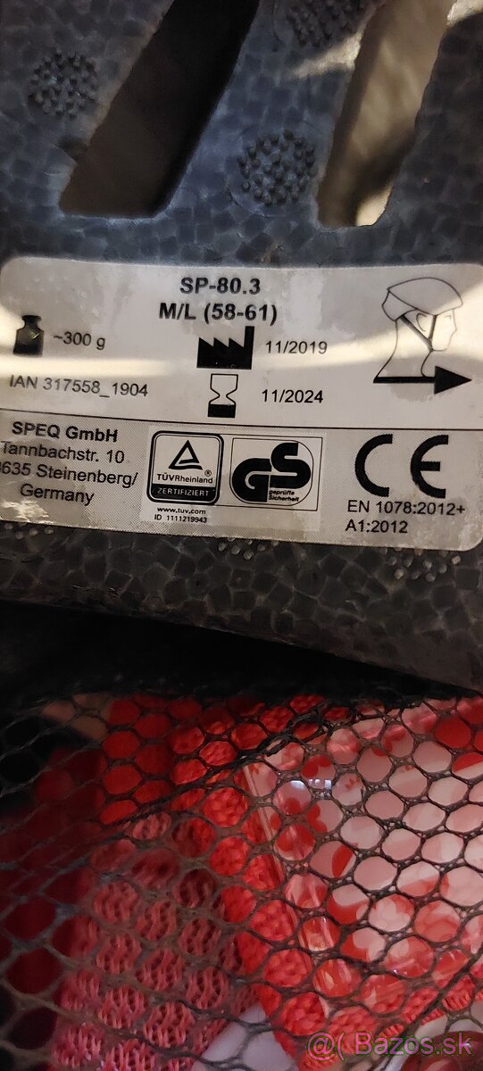 Detska prilba + chranice/S/a panska prilba M/L /58-61/ - 2