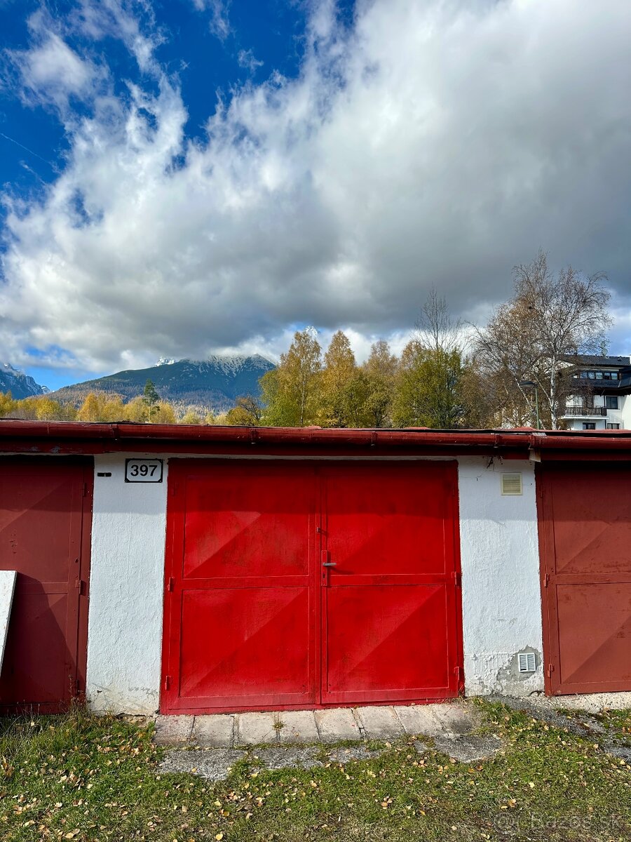 Na predaj murovaná garáž - Tatranská Lomnica. - 2