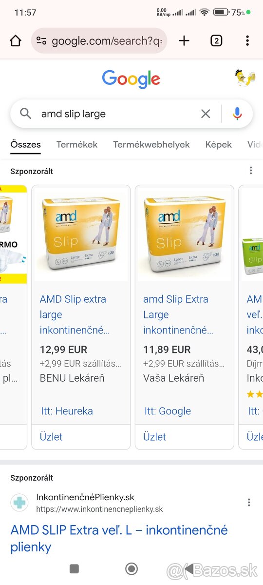 Plienky pre seniorov - 2