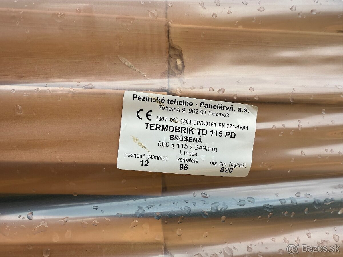 Nova tehla - Nove Termobrik TD 115 a TD 130 - 2