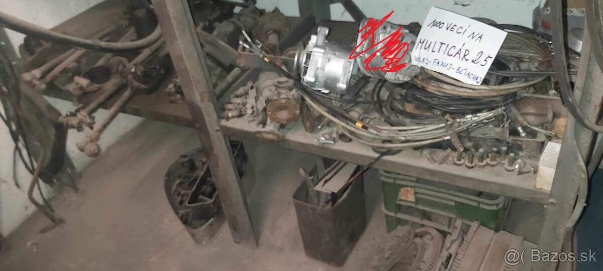 Multicar M25 rozpredám - 2