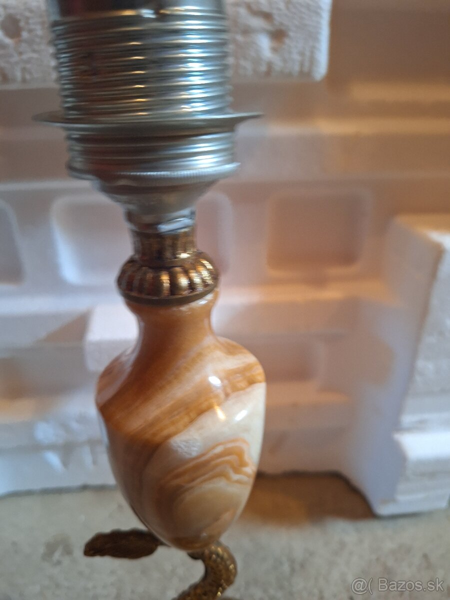 Starozitna mosadzna lampa - 2