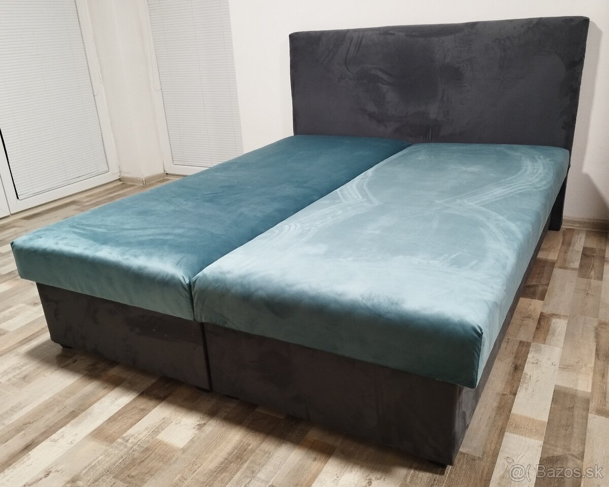 manzelska postel 160x200x45 cm - 2