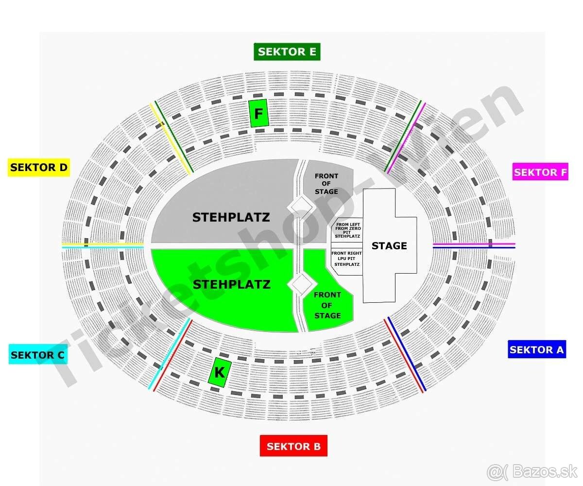 LINKIN PARK / 9.6.2026 Vieden (front of stage) + sedenie - 2