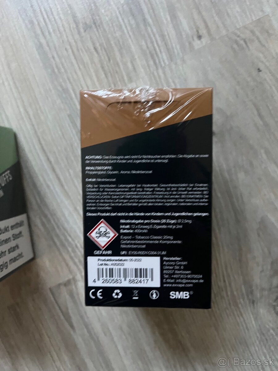 jednorazové elektronické 12ks v balení -12€ krabica - 2