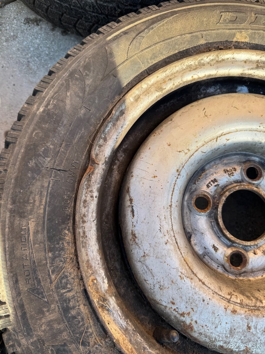 4x100 R13 plechové disky golf mk2 - 2