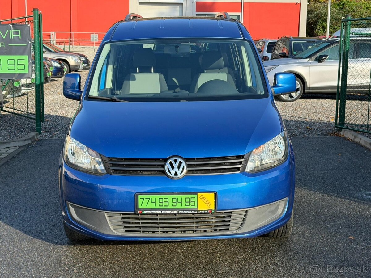 ► VW CADDY MAXI 1,6 TDI - 75 kW, 7 MÍST, PARK. SENZORY ◄ - 2