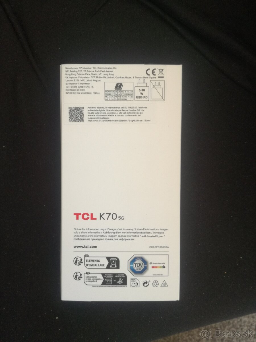 Predám mobil TCL K70 5g - 2
