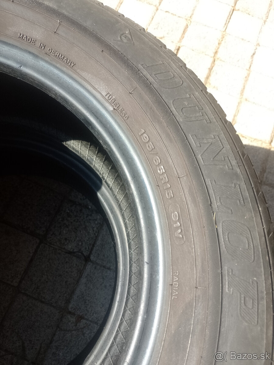 predám 195/65 R15 letné pneumatiky - 2