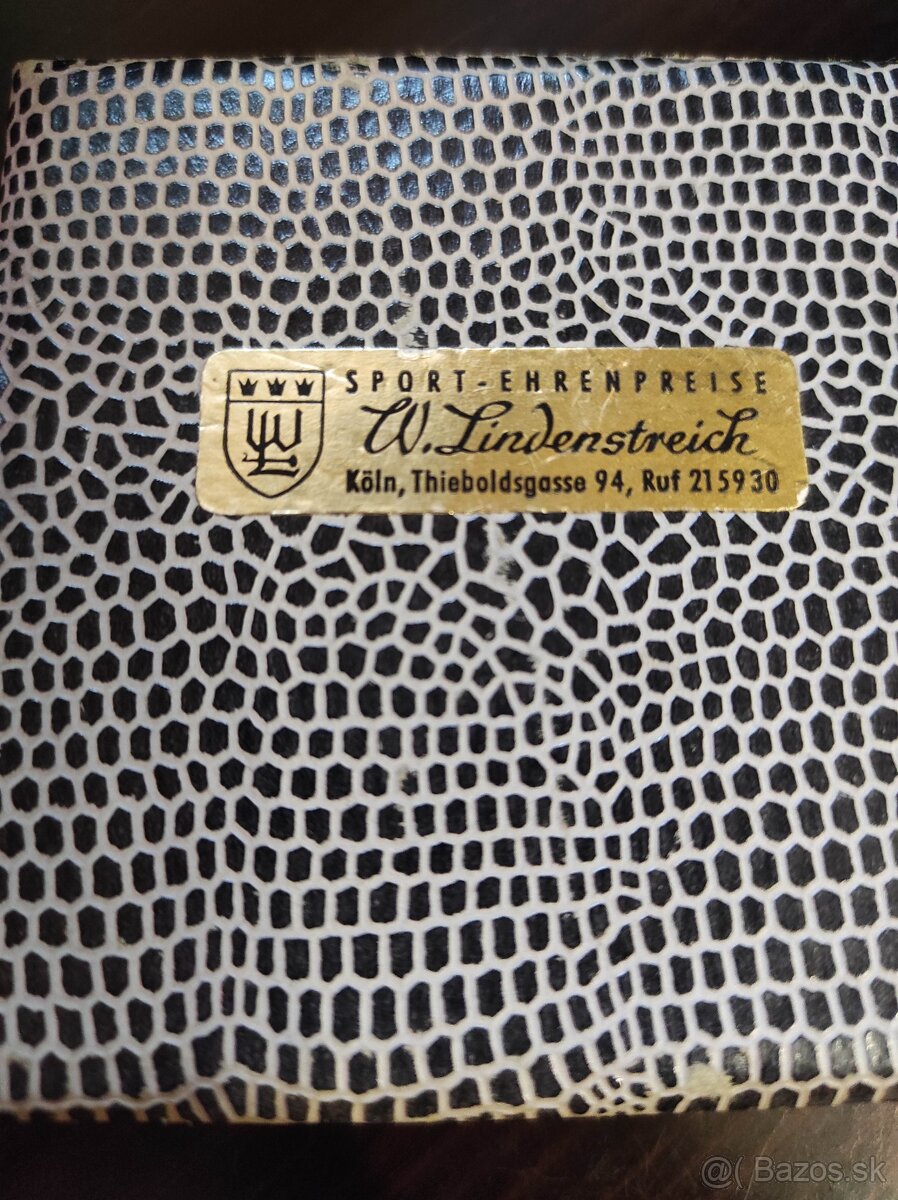 Stará nemecká vojenská medaila,plaketa Rommel - 2