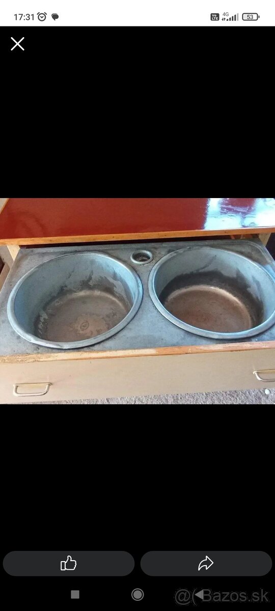 Retro umyvaci stôl - 2