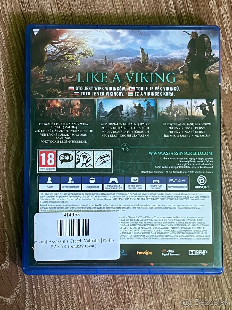 Na Predaj Assasin’s Creed Valhalla Hry Playstation 4 - 2