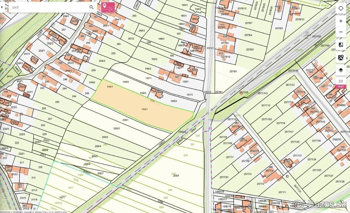 Stavebný pozemok Veľká Ida - 5300m2 - 2