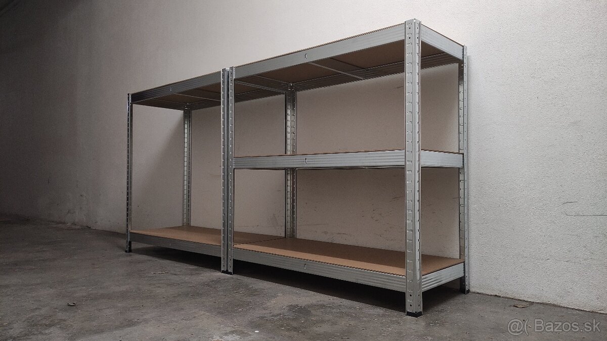 vZadarmo doveziem kvalitné regále 180x90x40cm, 175kg/polica - 2