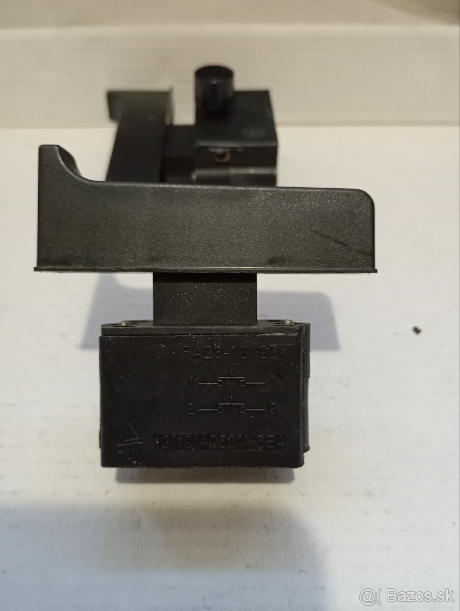 Uhlová brúska,vypinače - 2