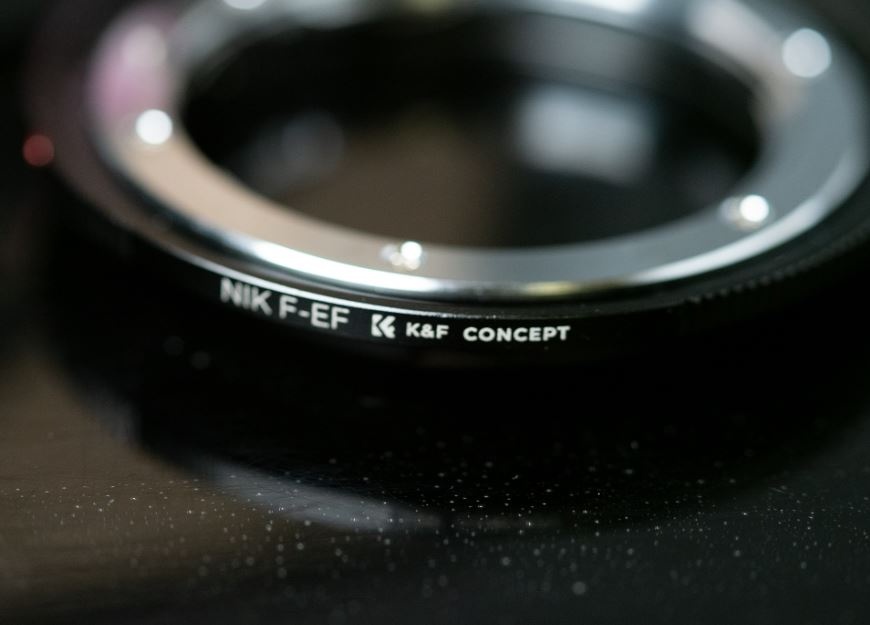 K&F Concept redukcia Nikon F / Canon EOS - 2