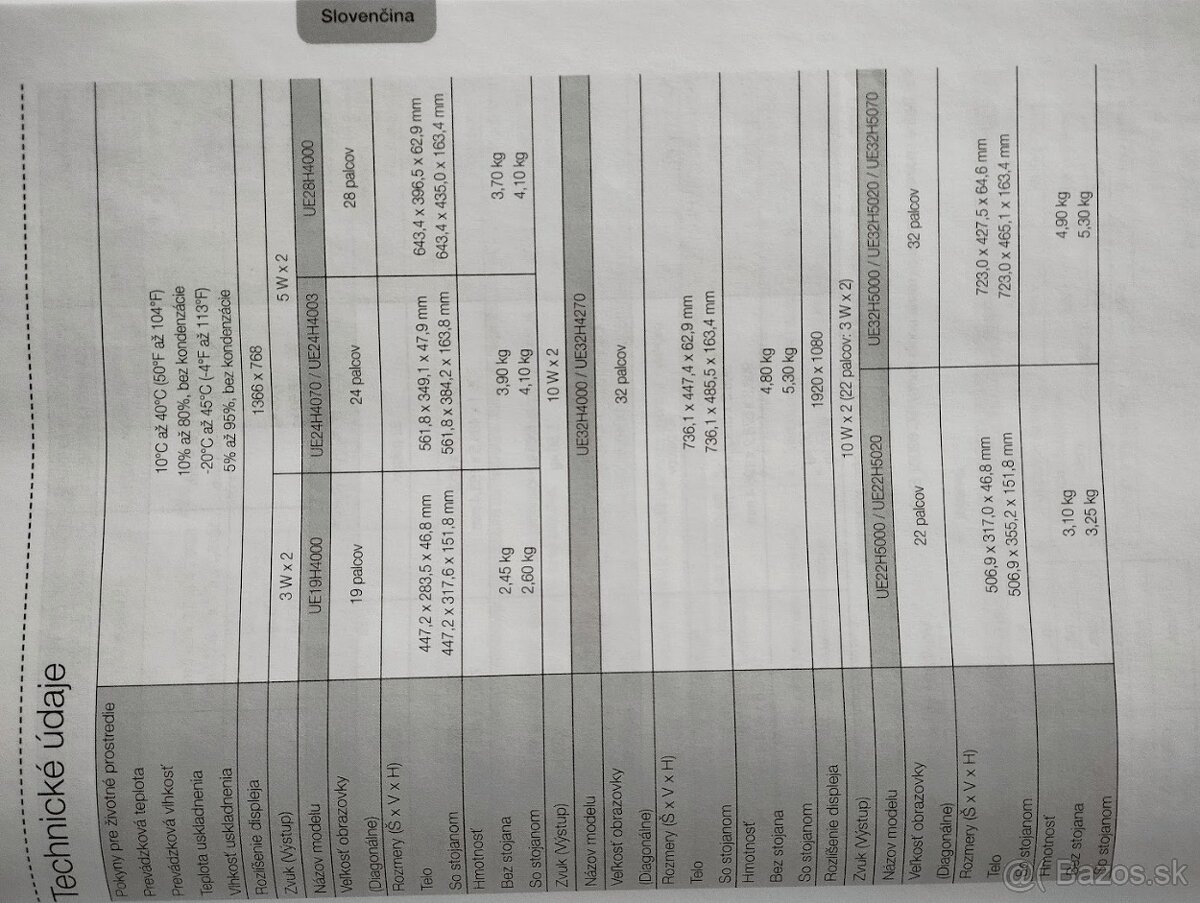 Televízor Samsung - 2