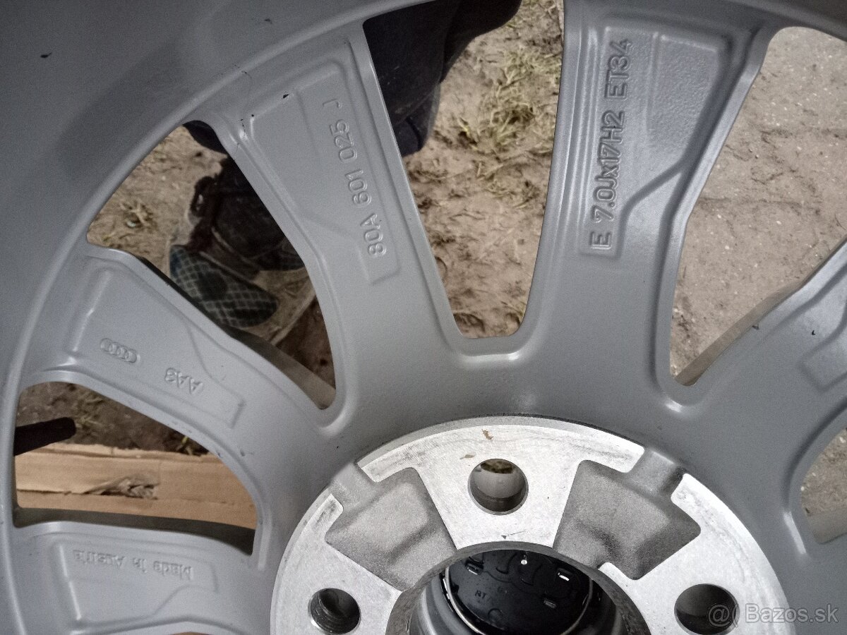 Audi Q5 17"5x112 ET 34 originálne elektróny - 2