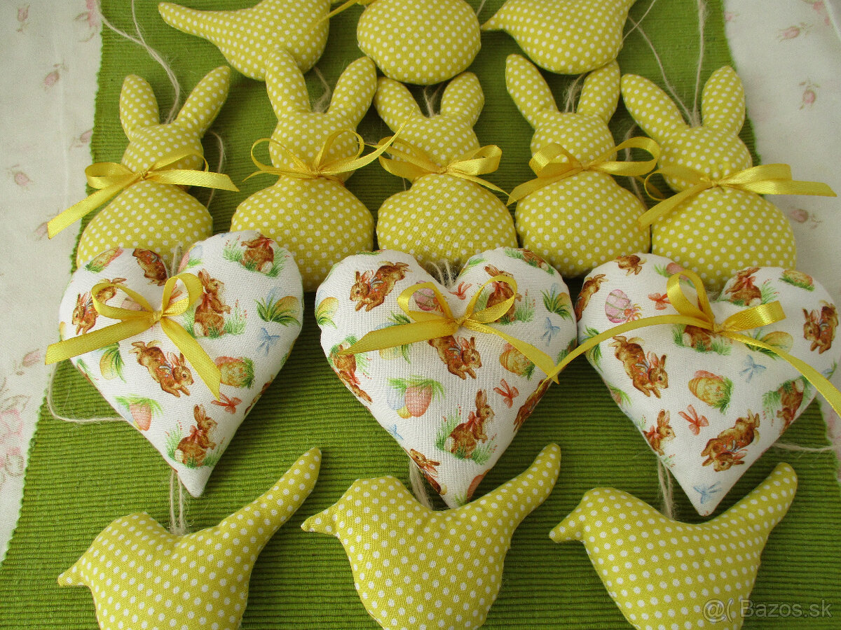 Veľkonočné šité dekorácie - 2