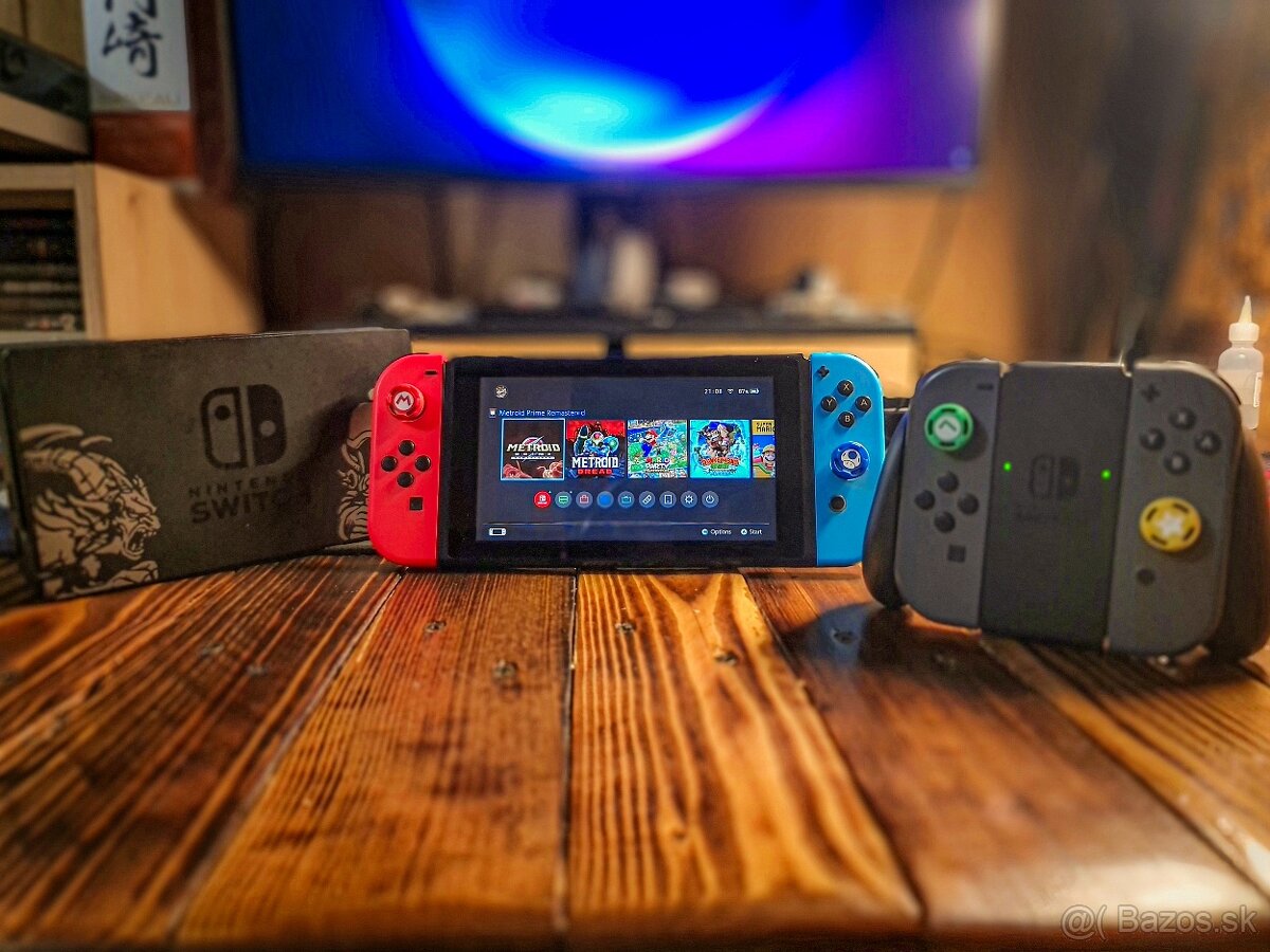 Nintendo Switch Diablo edícia + 15 hier, ovládač, prísluš. - 2