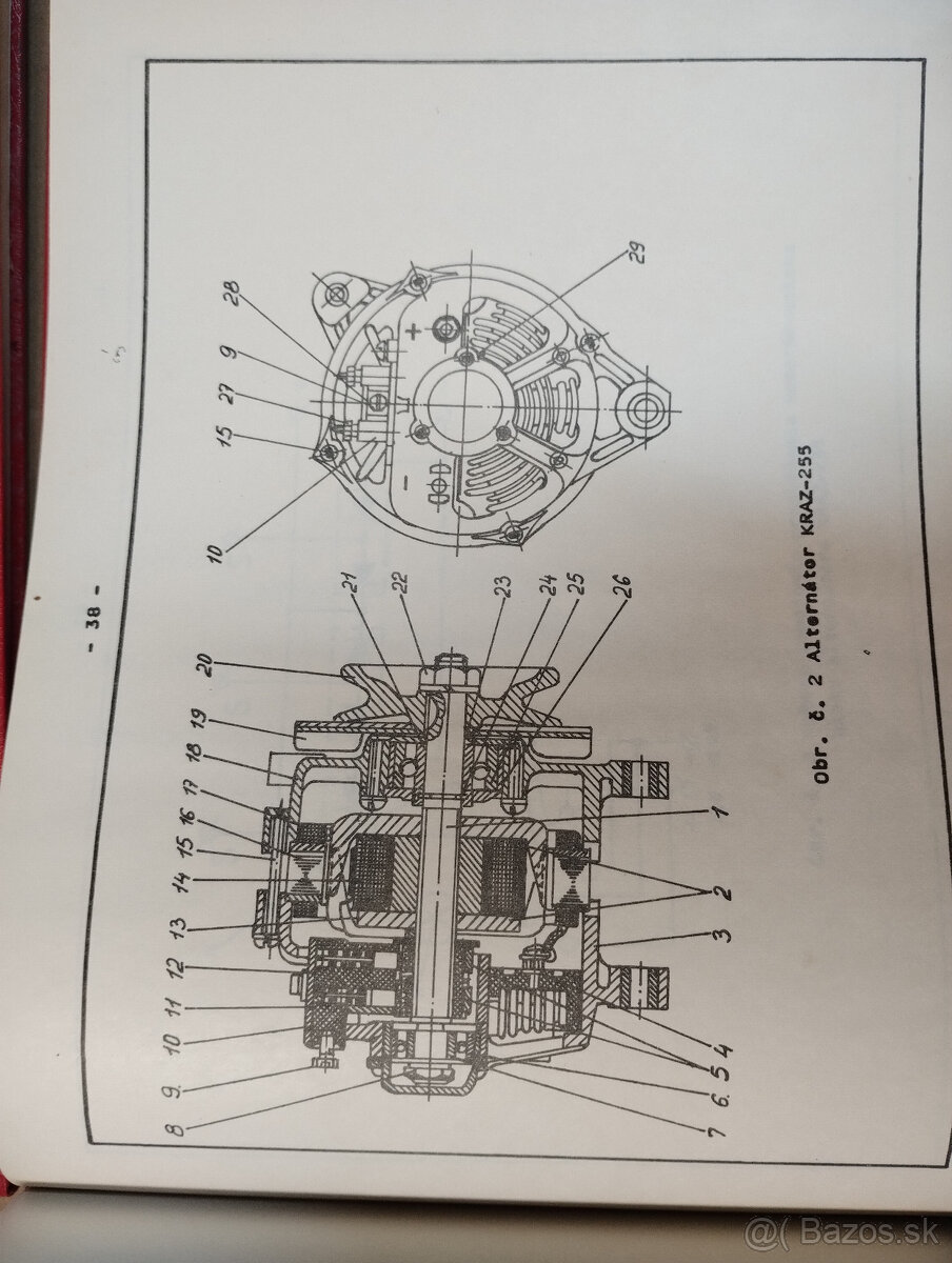 Maz 543-postupy opráv elektroinštalácie. - 2