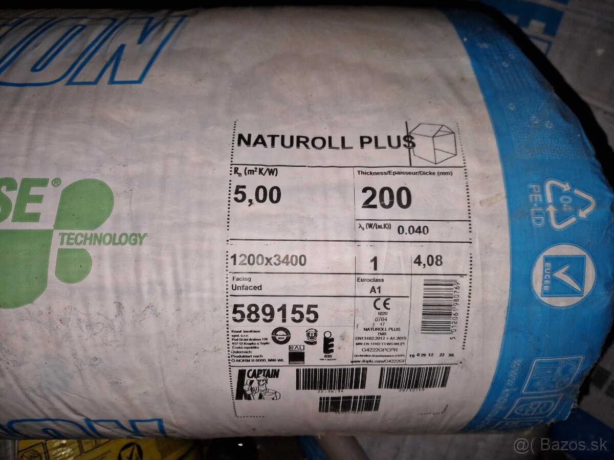 Knauf NatuRoll Plus a Isover Unirol plus 200 mm - 2